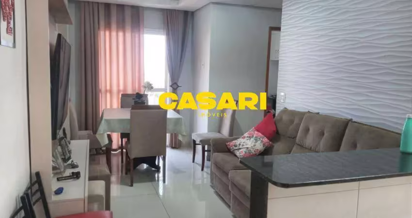 Apartamento com 2 dormitórios à venda, 52 m² - santa maria - santo andré/sp