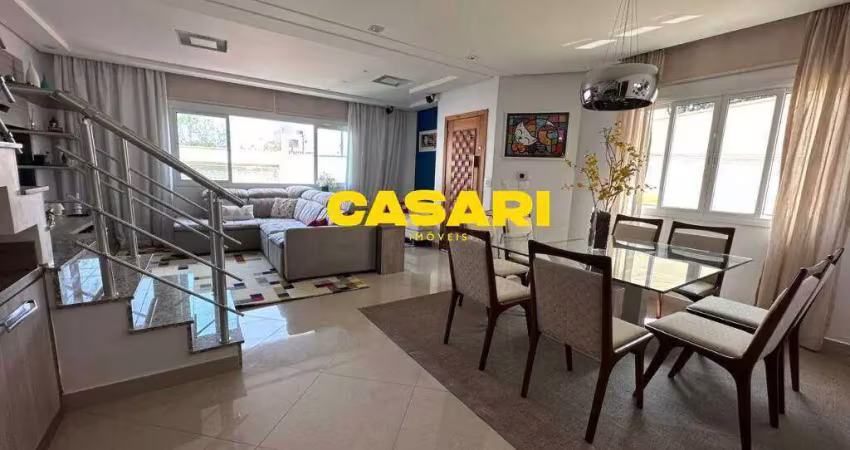 Sobrado com 3 dormitórios à venda, 178 m² - assunção - são bernardo do campo/sp
