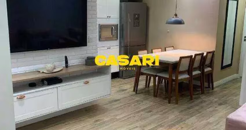 Apartamento garden 2 dormitórios com quintal gourmet e 2 vagas – vila gonçalves sbc