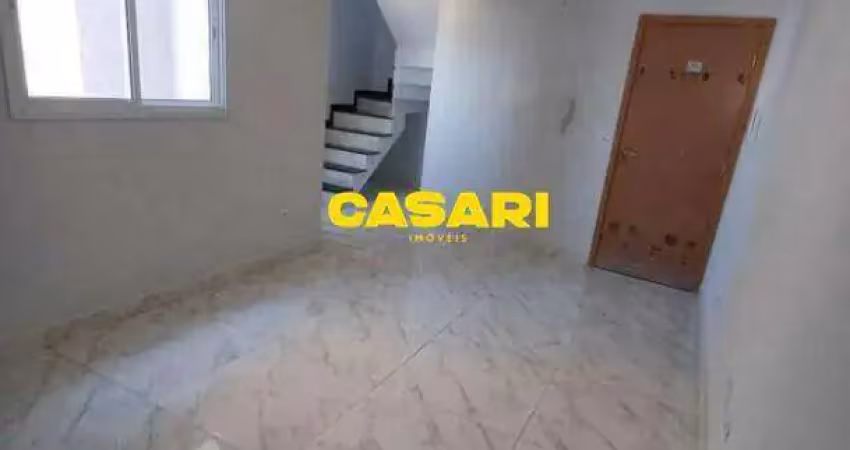 Cobertura com 2 dormitórios à venda, 115 m² - santa maria - santo andré/sp
