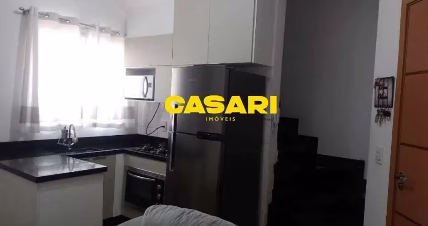Cobertura com 2 dormitórios à venda, 96 m² - santa maria - santo andré/sp