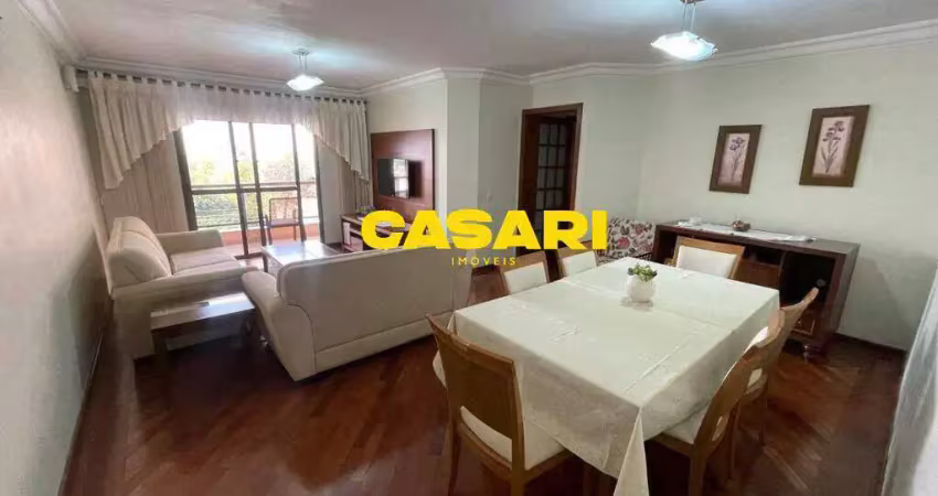 Apartamento com 3 dormitórios à venda, 121 m² - santa maria - santo andré/sp