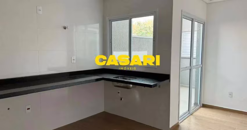 Apartamento com 2 dormitórios à venda, 50 m² - vila camilópolis - santo andré/sp