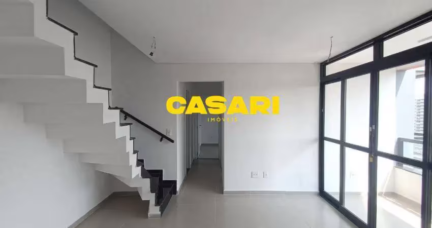 Cobertura com 2 dormitórios à venda, 118 m² - baeta neves - são bernardo do campo/sp