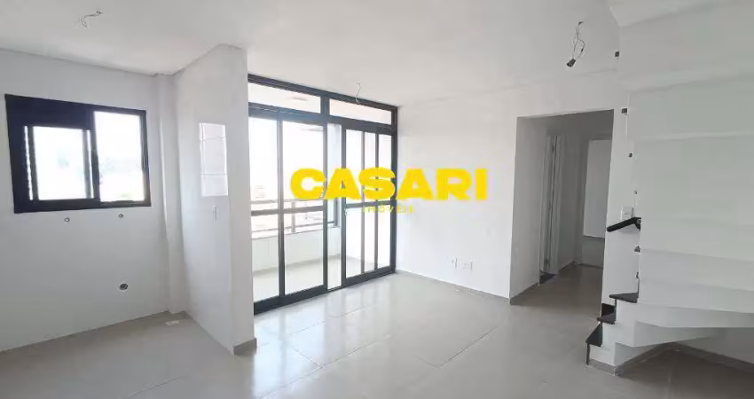 Cobertura com 2 dormitórios à venda, 118 m² - baeta neves - são bernardo do campo/sp