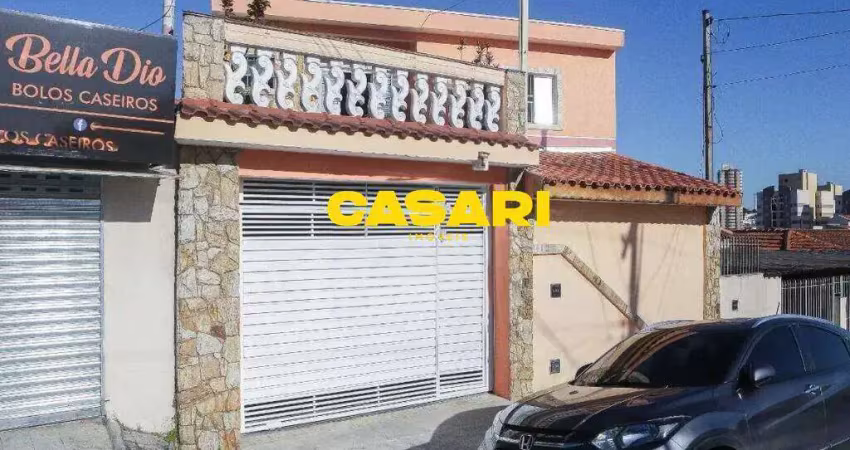 Sobrado com 3 dormitórios à venda, 187 m² - jardim stella - santo andré/sp