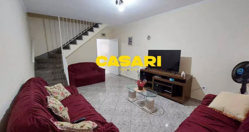 Sobrado com 2 dormitórios à venda, 133 m² - rudge ramos - são bernardo do campo/sp