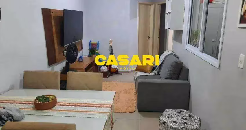 Apartamento com 2 dormitórios à venda, 50 m² - vila joão ramalho - santo andré/sp