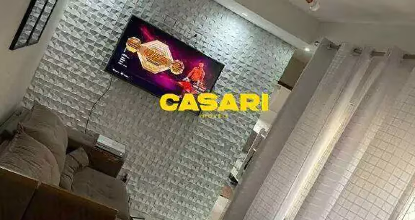 Cobertura com 2 dormitórios à venda, 82 m² - jardim las vegas - santo andré/sp