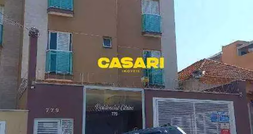 Cobertura com 2 dormitórios à venda, 98 m² - vila camilópolis - santo andré/sp