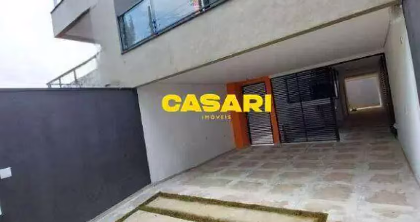 Sobrado de alto padrão à venda no jardim paraíso – 3 suítes, varanda gourmet e 4 vagas em santo andré