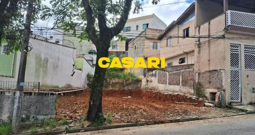 Terreno à venda, 271 m² - parque oratório - santo andré/sp