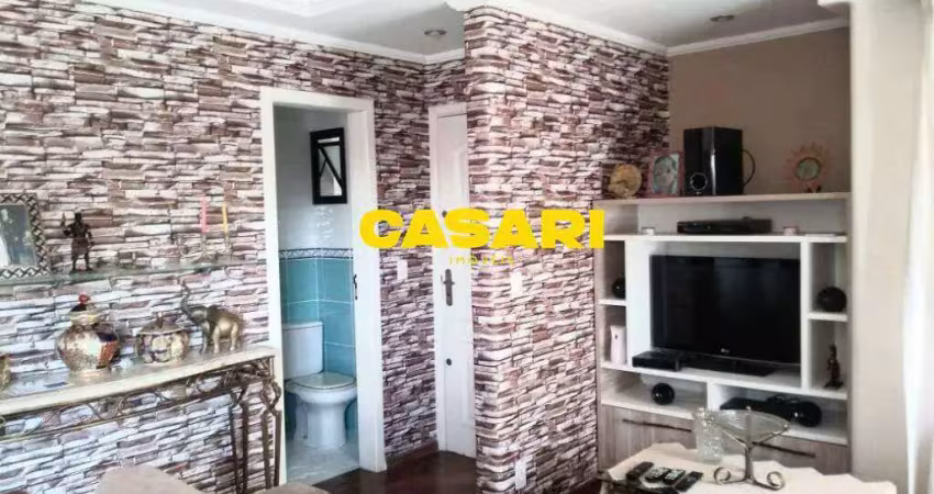 Apartamento com 3 dormitórios à venda, 98 m² - jardim - santo andré/sp
