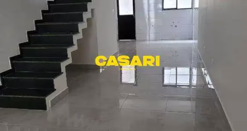 Sobrado novo com 3 suítes à venda no jardim stella – santo andré/sp