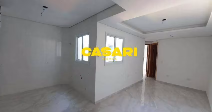 Cobertura com 2 dormitórios à venda, 62 m² - jardim progresso - santo andré/sp
