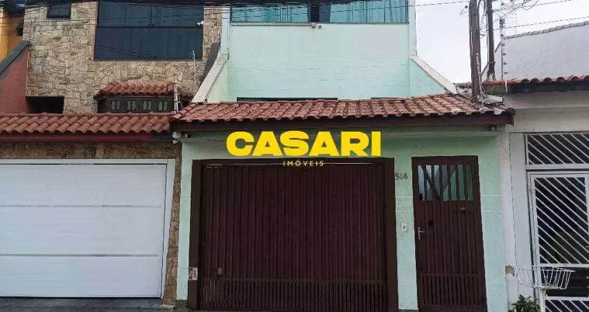 Sobrado com 3 dormitórios à venda, 240 m² - jardim las vegas - santo andré/sp