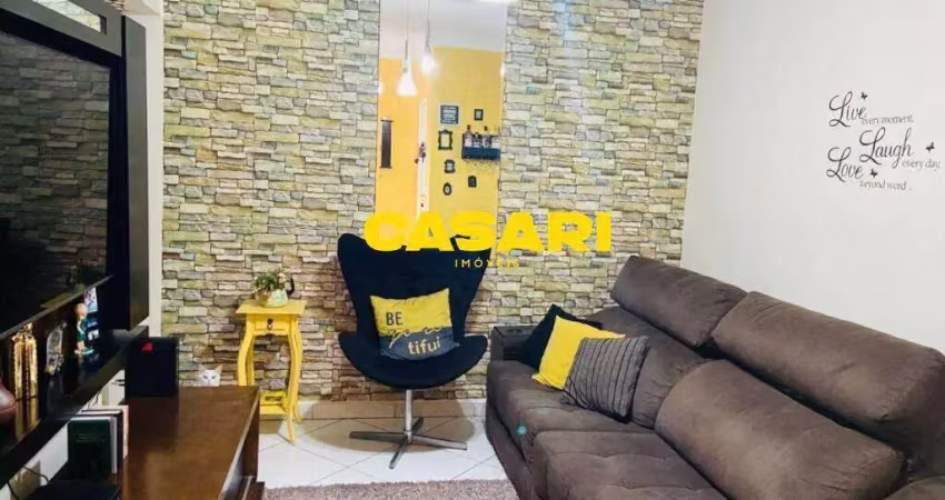 Apartamento com 2 dormitórios à venda, 70 m² - taboão - são bernardo do campo/sp