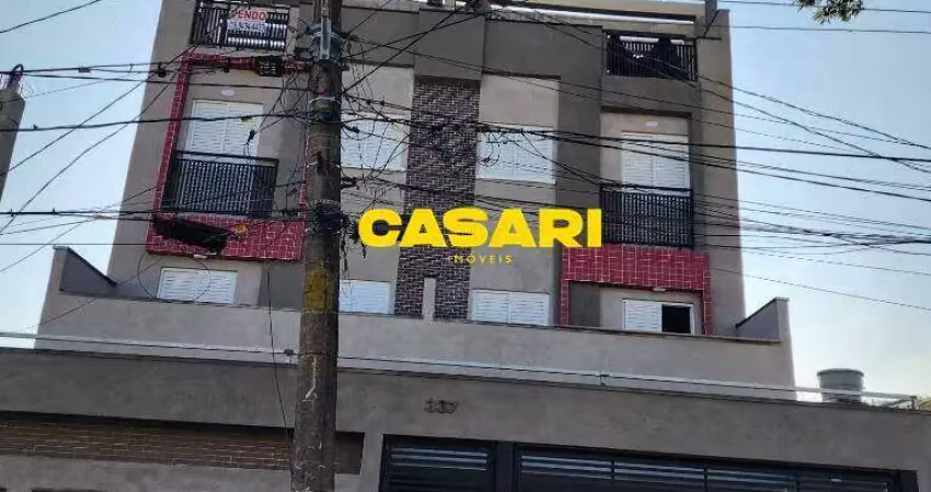 Cobertura com 2 dormitórios e área de lazer à venda na vila guarani – santo andré