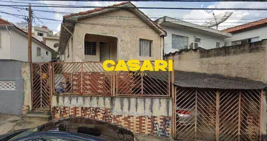 Terreno com duas construções à venda, 240 m² - nova petrópolis, são bernardo do campo