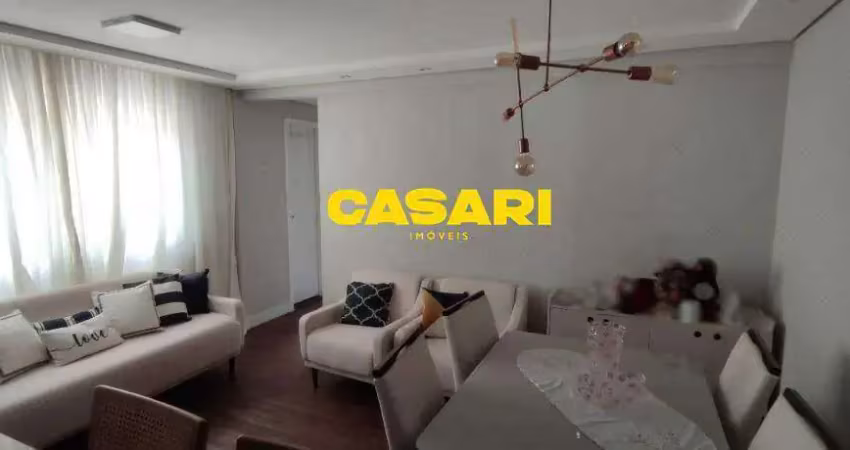 Apartamento com 2 dormitórios à venda, 57 m² - vila valparaso - santo andré/sp