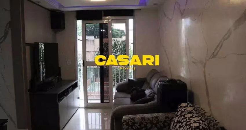 Apartamento com 2 dormitórios à venda, 46 m² - taboão - são bernardo do campo/sp