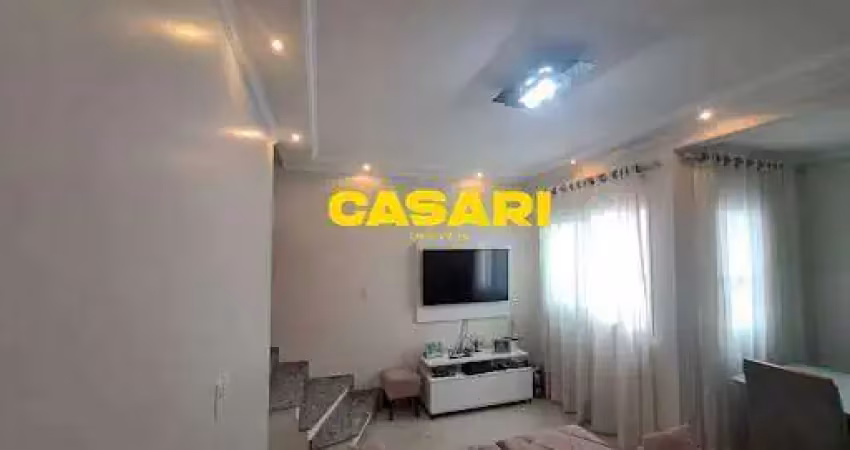 Cobertura com 3 dormitórios à venda, 168 m² - santa maria - santo andré/sp