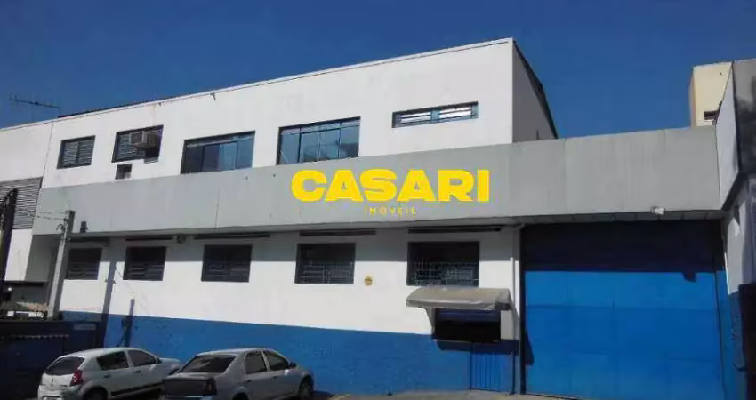 Galpão 895 m² com docas e escritório para venda ou aluguel – centro, são bernardo do campo
