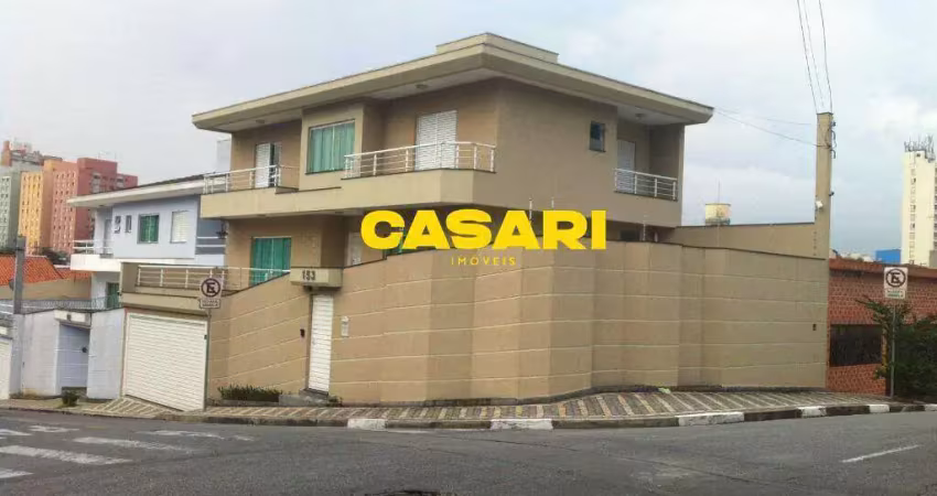 Sobrado com 3 dormitórios à venda, 278 m² - nova petrópolis - são bernardo do campo/sp