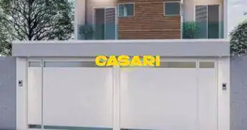 Sobrado em construção com 3 dormitórios e 2 vagas à venda no parque oratório – santo andré/sp