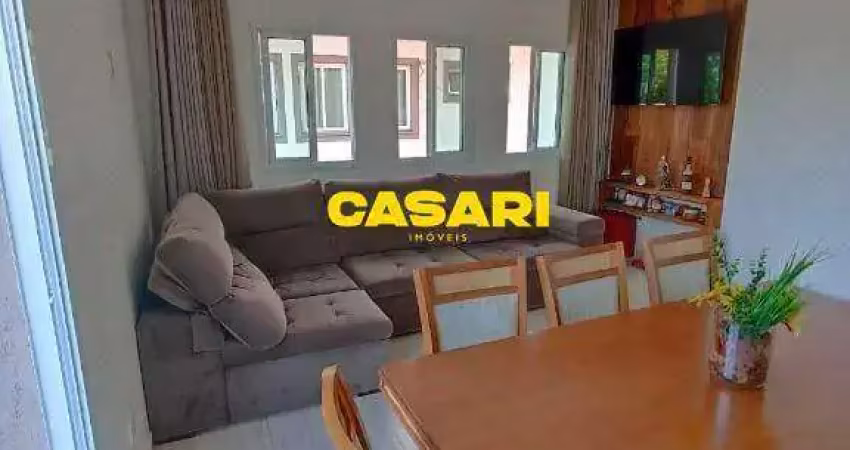 Sobrado com 3 dormitórios à venda, 125 m² - jardim vila rica - santo andré/sp