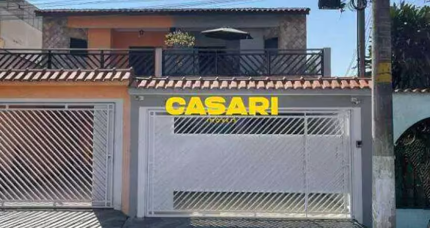 Sobrado à venda, 165 m² por r$ 860.000,00 - paulicéia - são bernardo do campo/sp