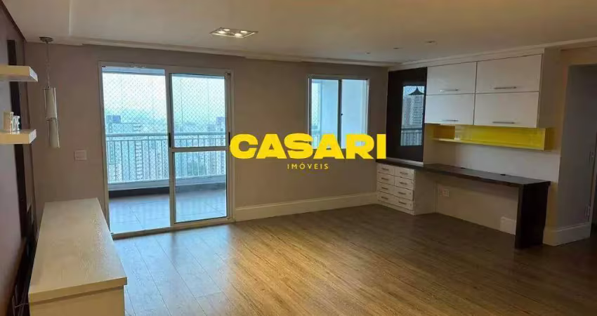 Apartamento com 3 dormitórios à venda, 115 m² - vila valparaíso - santo andré/sp