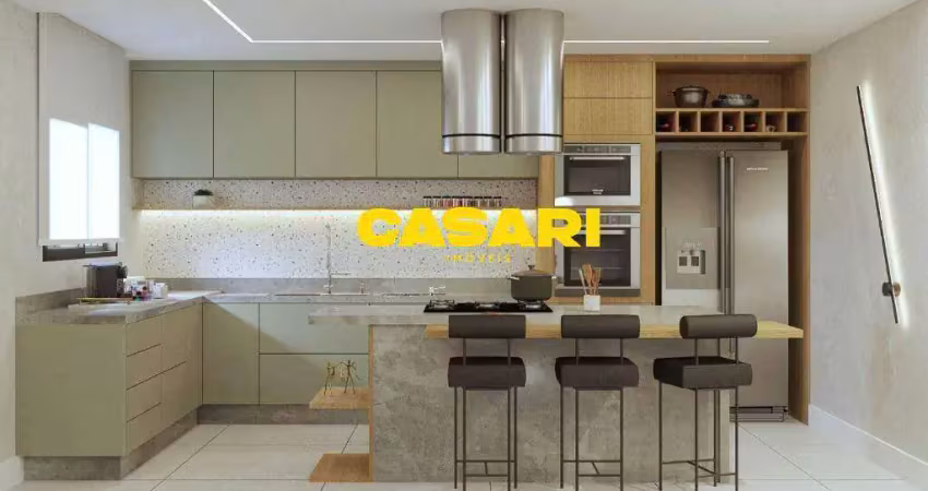 Sobrado com 3 dormitórios à venda, 156 m² - centro - são bernardo do campo/sp