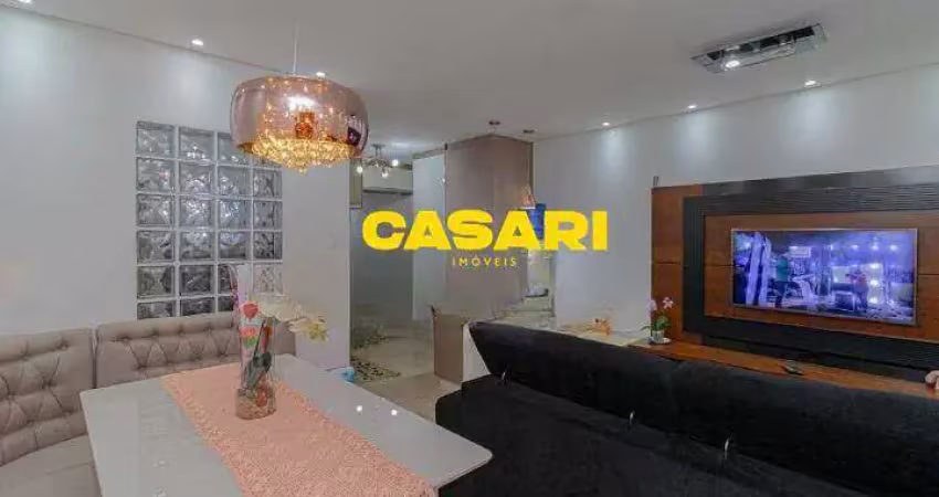 Apartamento com 2 dormitórios à venda, 77 m² - parque das nações - santo andré/sp