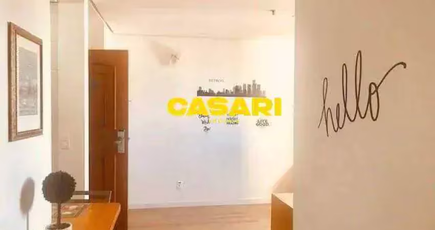 Flat com 1 dormitório à venda, 46 m² - centro - santo andré/sp