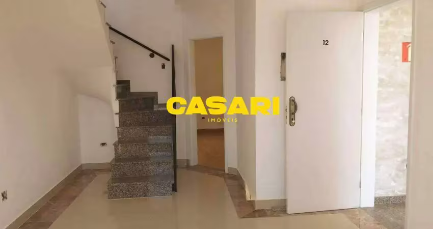 Cobertura com 2 dormitórios à venda, 110 m² - campestre - santo andré/sp