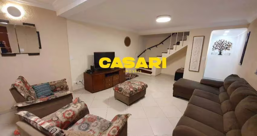 Sobrado com 3 dormitórios à venda, 230 m² - rudge ramos - são bernardo do campo/sp