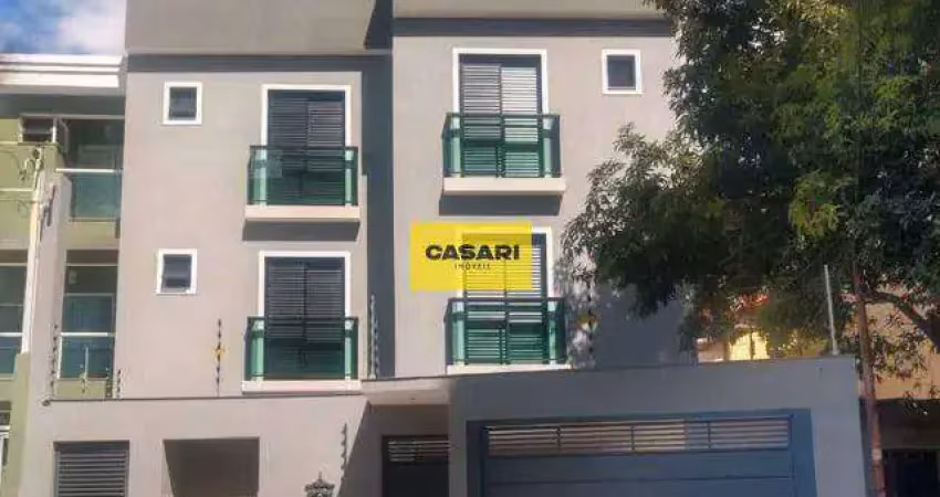 Apartamento com 2 dormitórios à venda, 55 m² - vila valparaíso - santo andré/sp