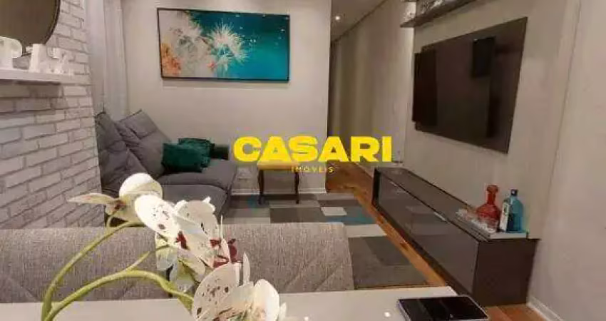 Cobertura com 3 dormitórios à venda, 134 m² - paraíso - santo andré/sp