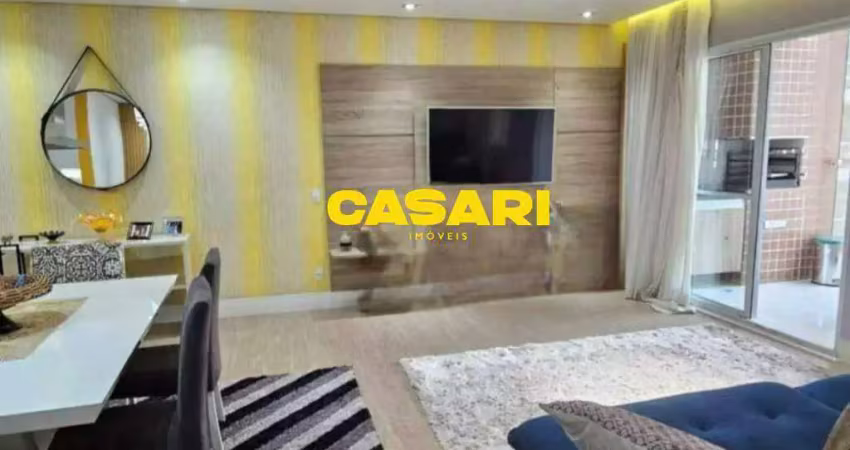Apartamento com 3 dormitórios à venda, 102 m² - baeta neves - são bernardo do campo/sp