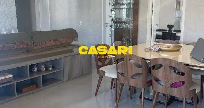 Apartamento com 3 dormitórios à venda, 128 m² - centro - santo andré/sp