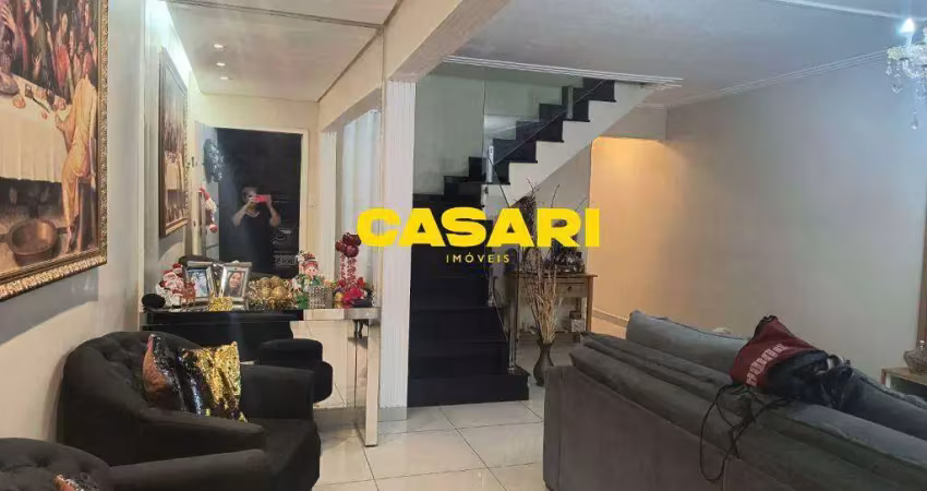 Sobrado com 3 dormitórios à venda, 147 m² - jordanópolis - são bernardo do campo/sp