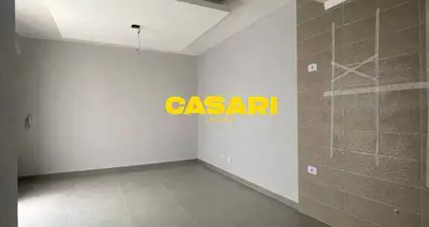 Cobertura com 2 dormitórios à venda, 87 m² - vila scarpelli - santo andré/sp
