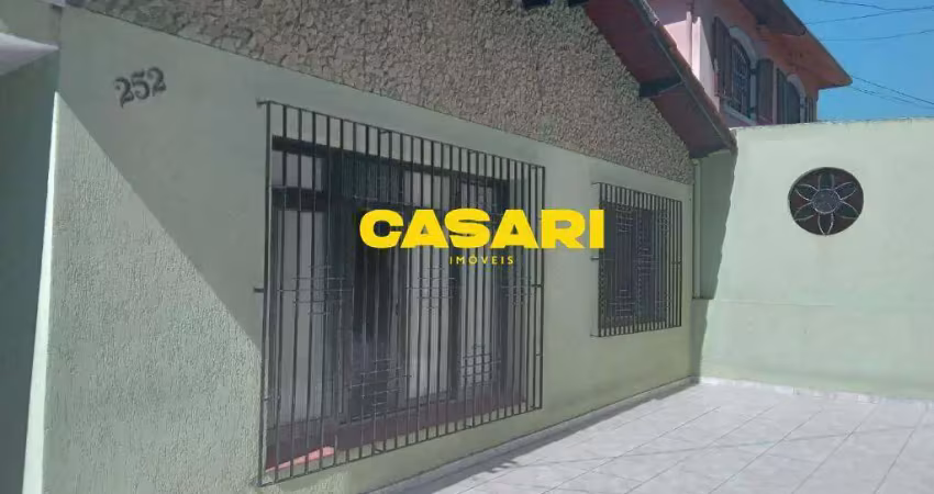 Casa térrea com 3 dormitórios e edícula à venda, 151 m² – centro – são bernardo do campo/sp