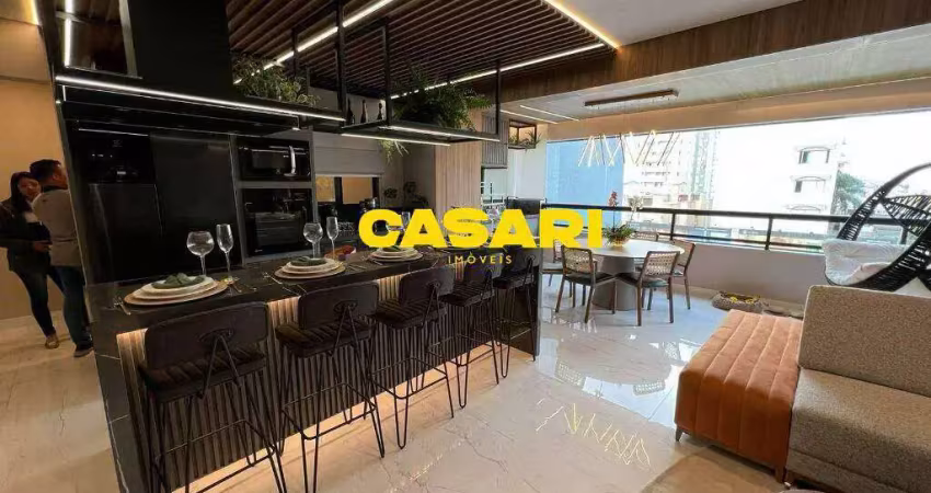 Apartamento com 3 dormitórios à venda, 108 m² por r$ 1.135.536,36 - campestre - santo andré/sp