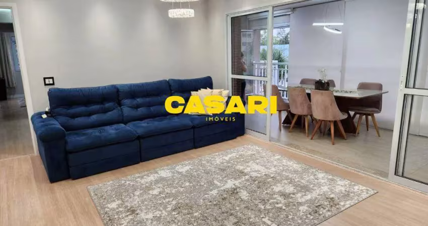 Apartamento com 3 dormitórios à venda, 127 m² - jardim do mar - são bernardo do campo/sp