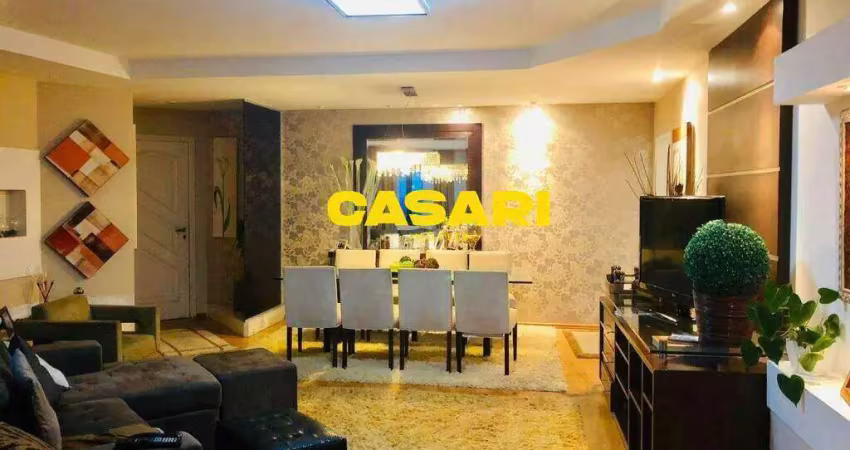Apartamento com 3 dormitórios à venda, 156 m² no condomínio netuno - santa paula - são caetano do sul/sp