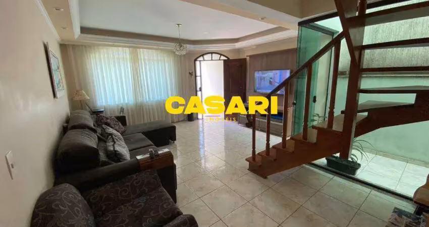 Sobrado com 3 dormitórios à venda, 264 m² - jardim las vegas - santo andré/sp
