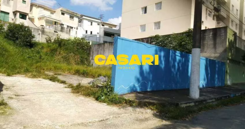 Terreno à venda, 242 m² - campestre - santo andré/sp