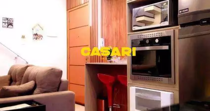 Cobertura com 2 dormitórios à venda, 90 m² - parque oratório - santo andré/sp
